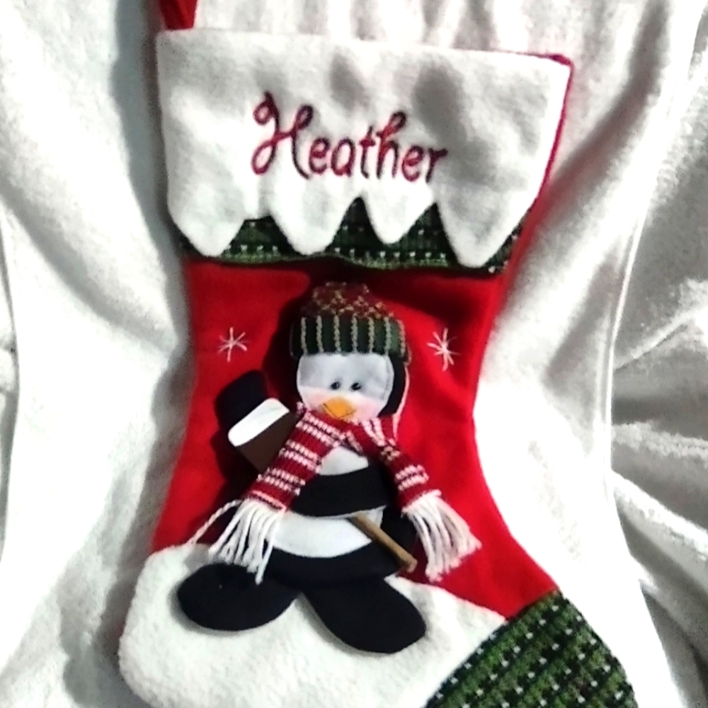 Personalized Christmas Stocking for Heather